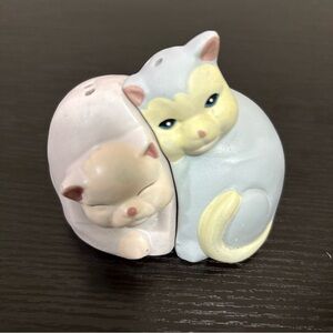 Cat-Themed Salt and Pepper Shakers